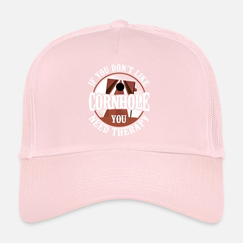 Joueur de sac de haricots de l’équipe Cornhole Casquette trucker 