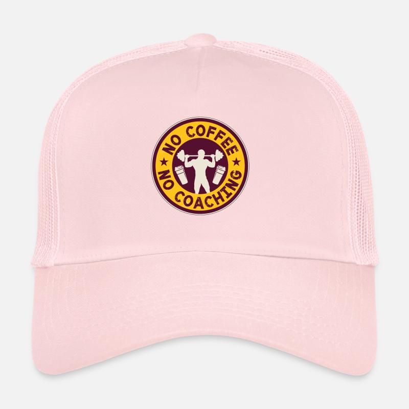 Coach de santé Pas de café Pas de professeur de gym Amateur de café Casquette trucker 