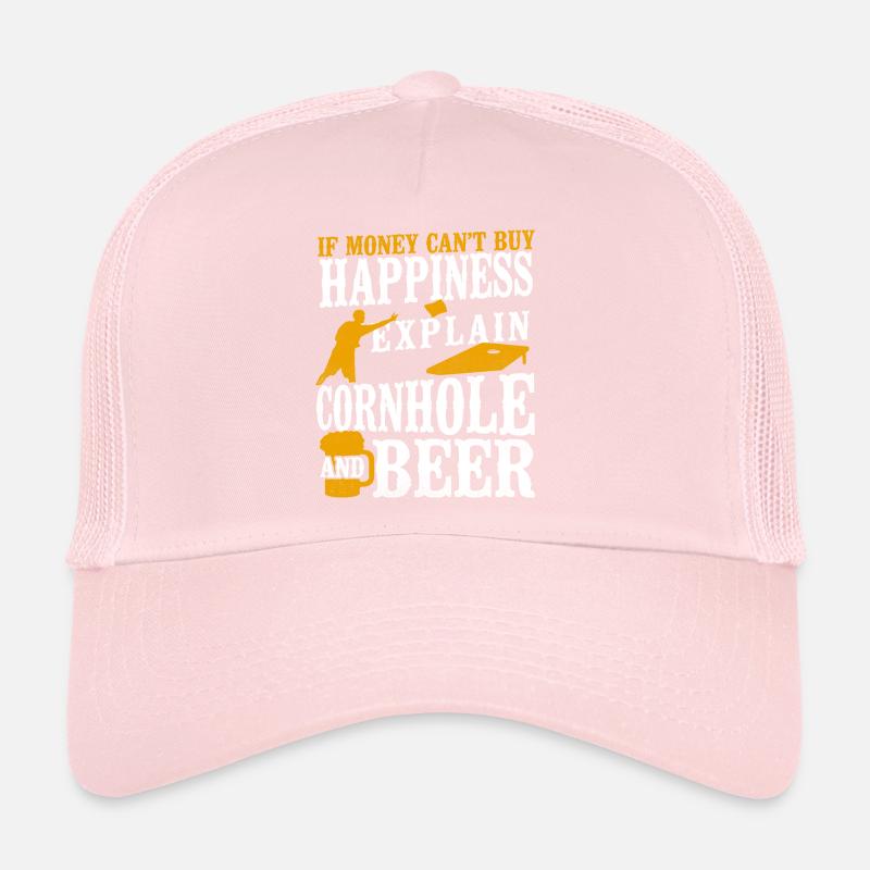 Joueur de sac de haricots de l’équipe Cornhole Casquette trucker 