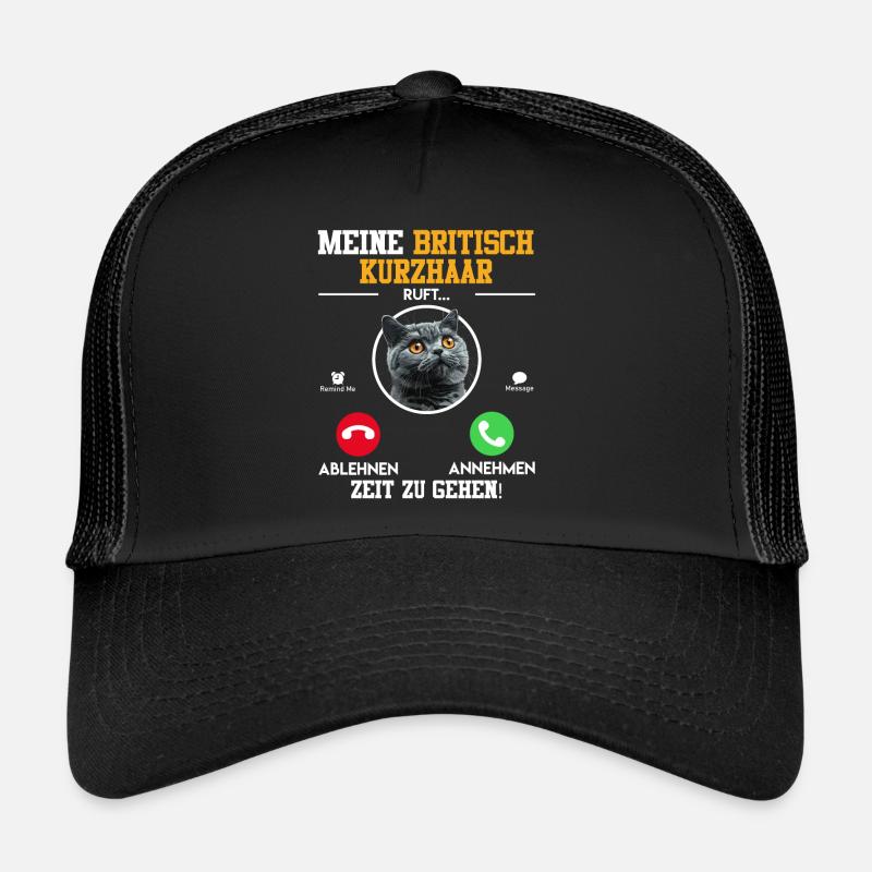 BRITISCH KURZHAAR RUFT AN ZEIT ZU GEHEN Lustiges Trucker Cap