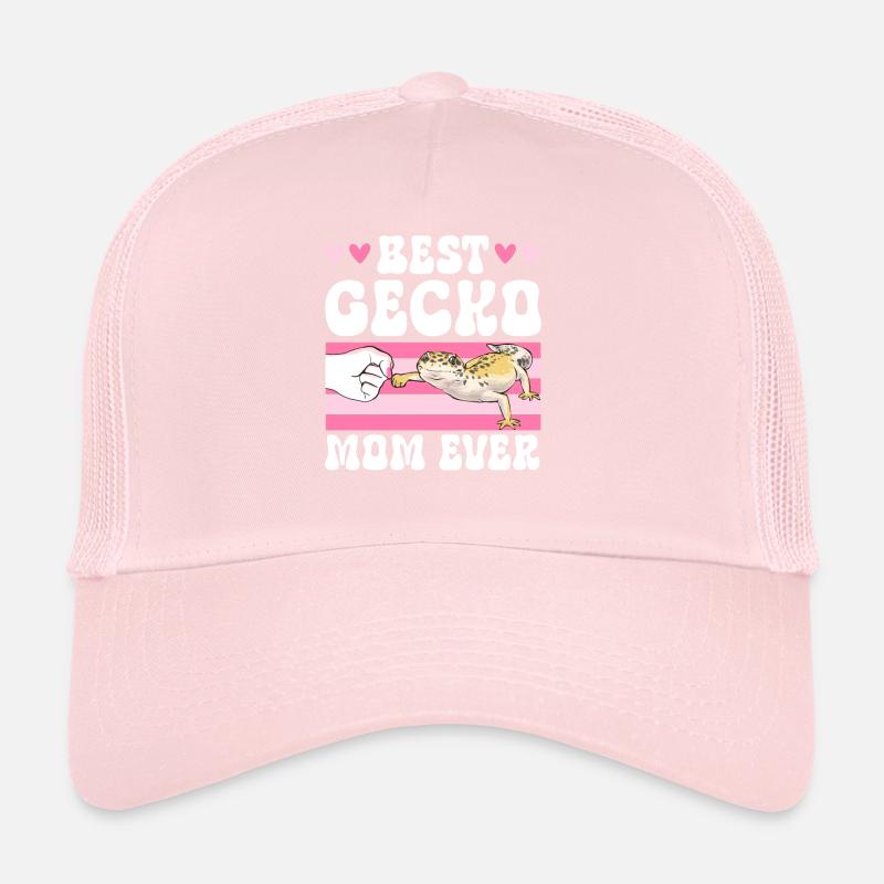 Leopardgecko Reptil Haustier Gecko Trucker Cap