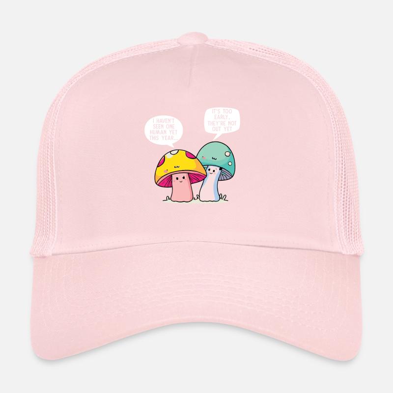 Champignon sauvage et lune Pas de temps, je cherche Casquette trucker 