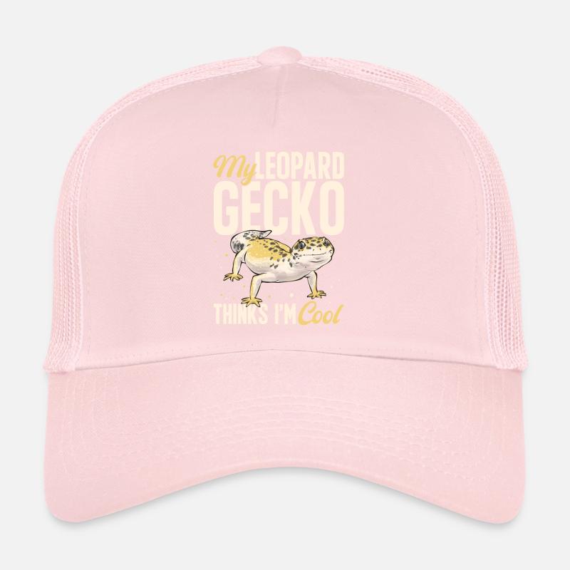 Leopardgecko Reptil Haustier Gecko Trucker Cap