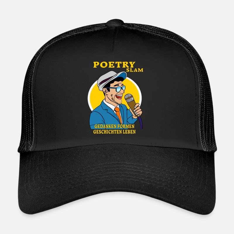 POETRY SLAM THOUGHTS FORM STORIES Trucker Cap