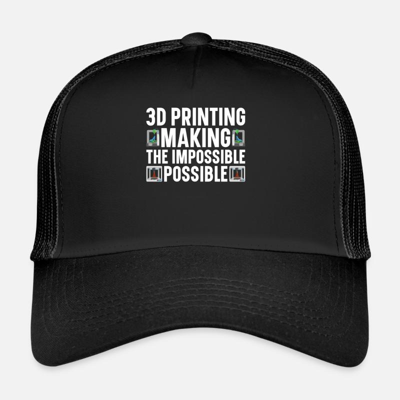 3D Drucker Filament 3D Drucken 3D Druck 3D Printer Trucker Cap