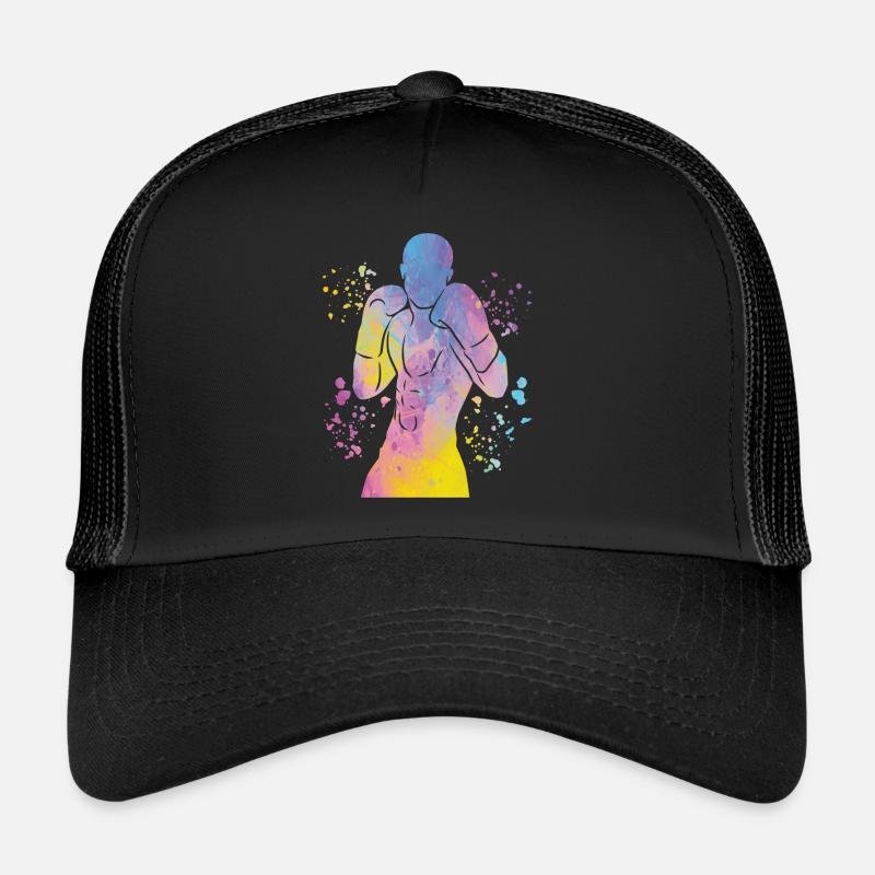 Boxing Fighter Kids Boxing Match Boxer Trucker Cap