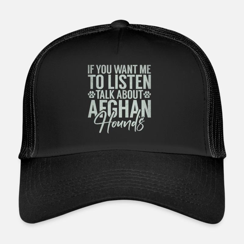 Afghan Hound Gifts Trucker Cap