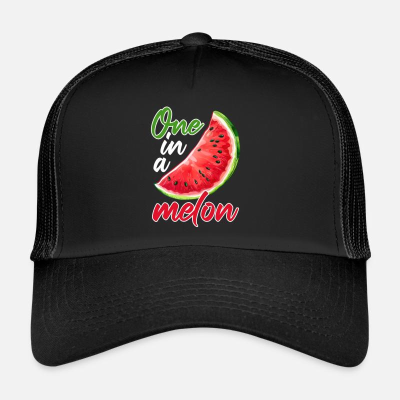 One In A Melon Funny Melon Summer Trucker Cap