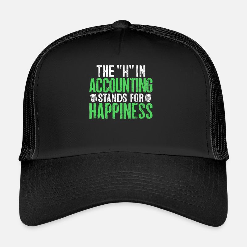 Le H en comptabilité Drôle CPA Fiscalité Comptable Casquette trucker 