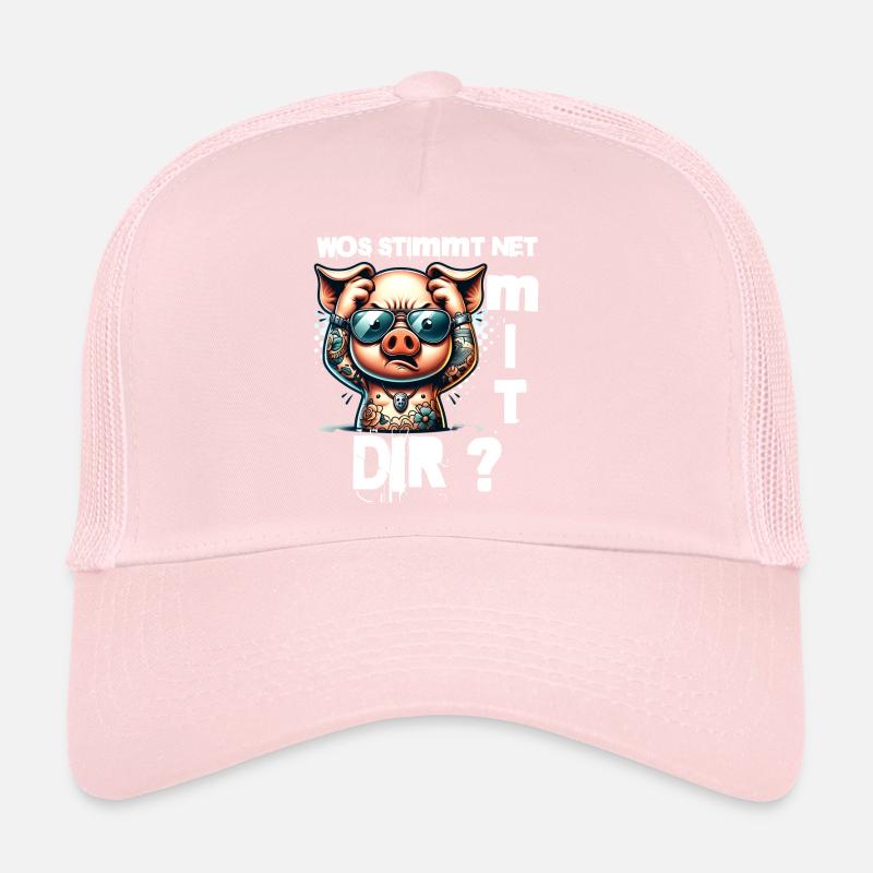 Ich hasse Menschen - Was stimmt denn mit dir nicht Trucker Cap
