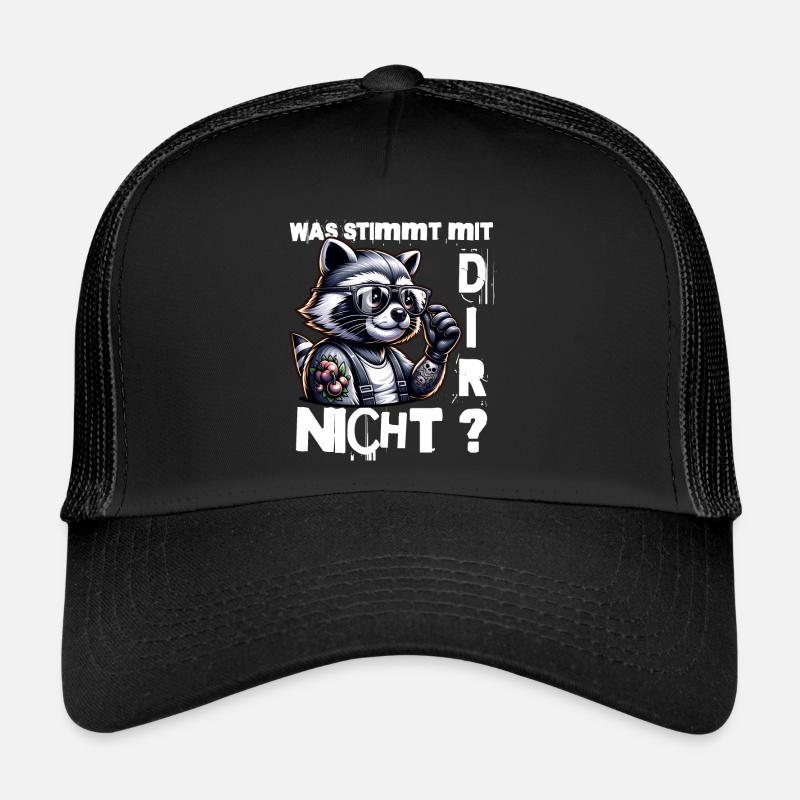 Ich hasse Menschen - Was stimmt denn mit dir nicht Trucker Cap
