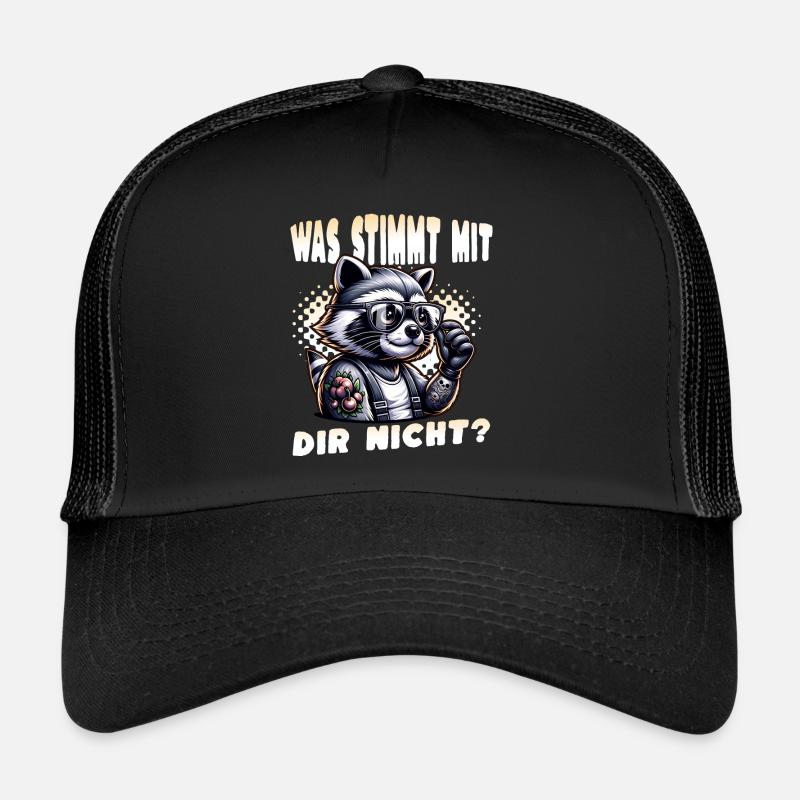 Ich hasse Menschen - Was stimmt denn mit dir nicht Trucker Cap