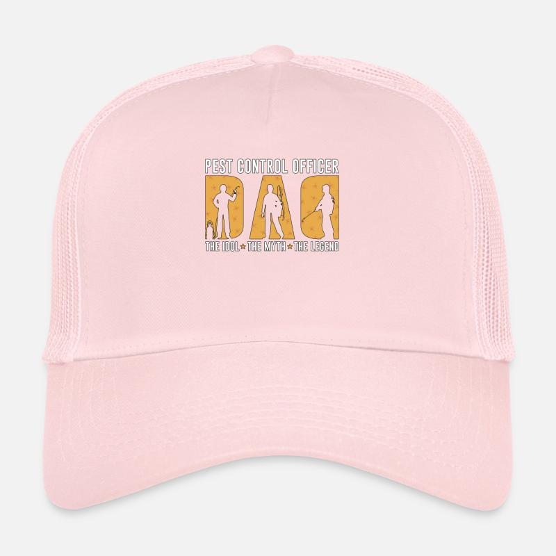 Agent de lutte antiparasitaire papa L’idole insecte solution Casquette trucker 