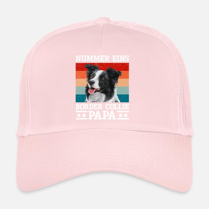 Border Collie NUMMER EINS BORDER COLLIE PAPA Trucker Cap