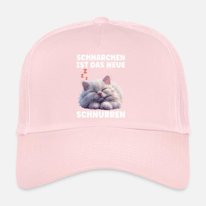 Persian Cat SNORING IS THE NEW PURR Trucker Cap