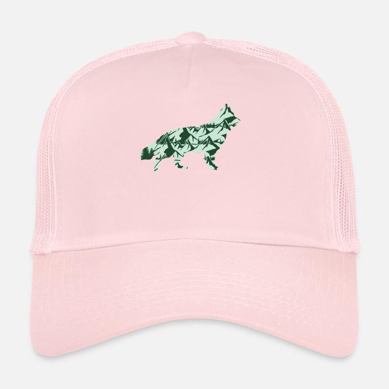White Shepherd Dog Leash German Shepherd Trucker Cap