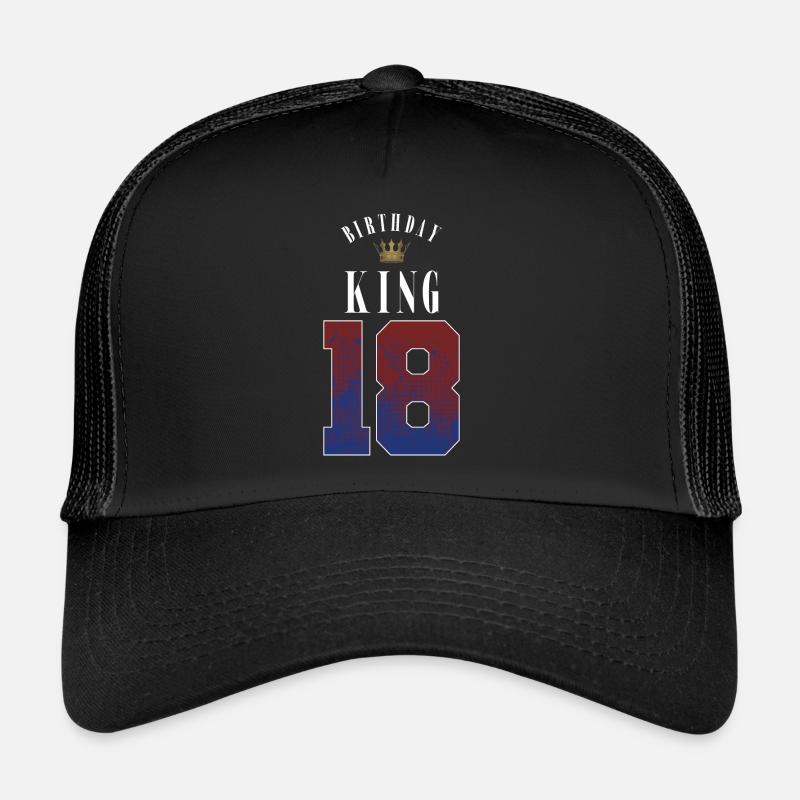 Birthday King 18 Jahre 18. Geburtstag Geschenk Trucker Cap