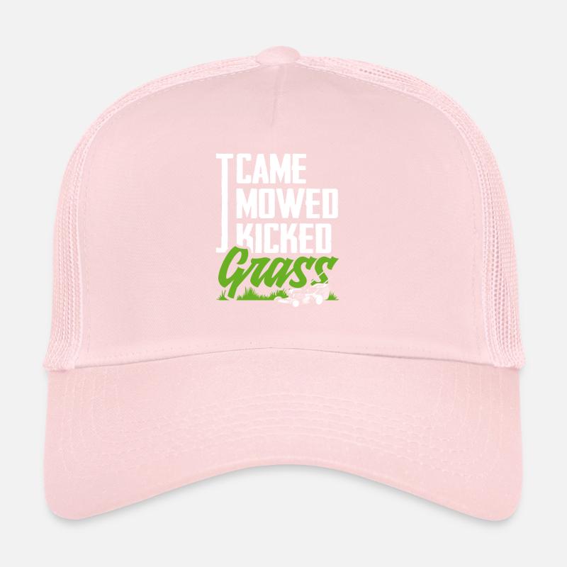 Landscaper Grass Mowing Trucker Cap