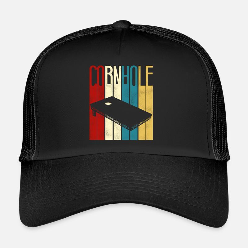 Joueur de sac de haricots de l’équipe Cornhole Casquette trucker 