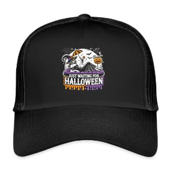 Magical time-out: Witch chills - Trucker Cap - black/black - Front