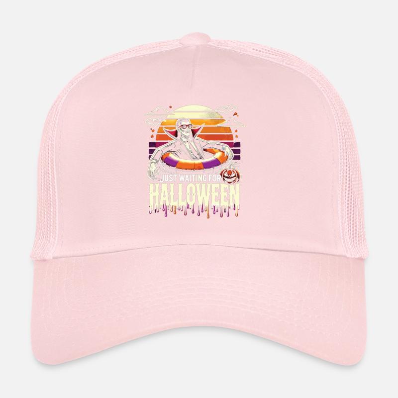 Vampire Chilling : En attendant Halloween Casquette trucker 