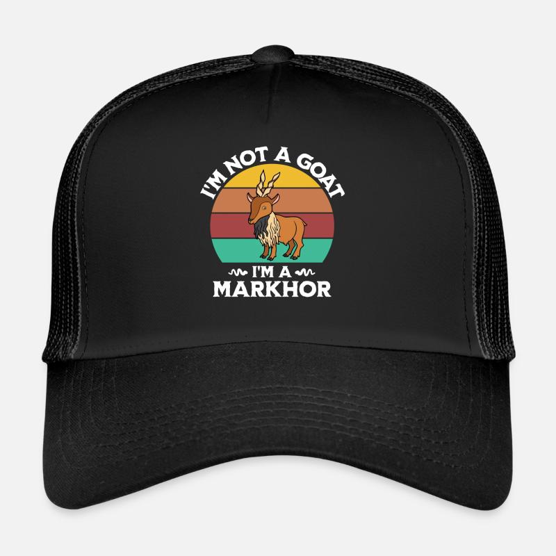 Schraubenziege Spruch Markhor Trucker Cap