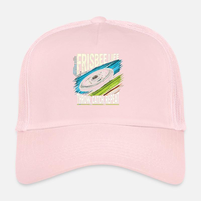 Frisbee Life - Throw, Catch, Repeat Trucker Cap