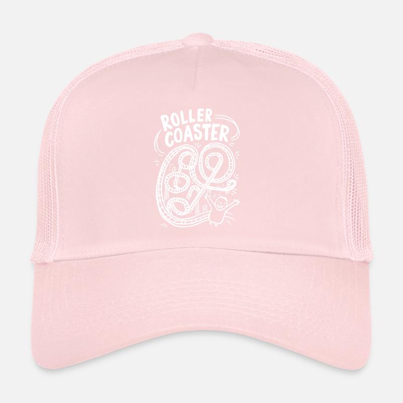 Roller Coaster Rider Fun Ride Trucker Cap
