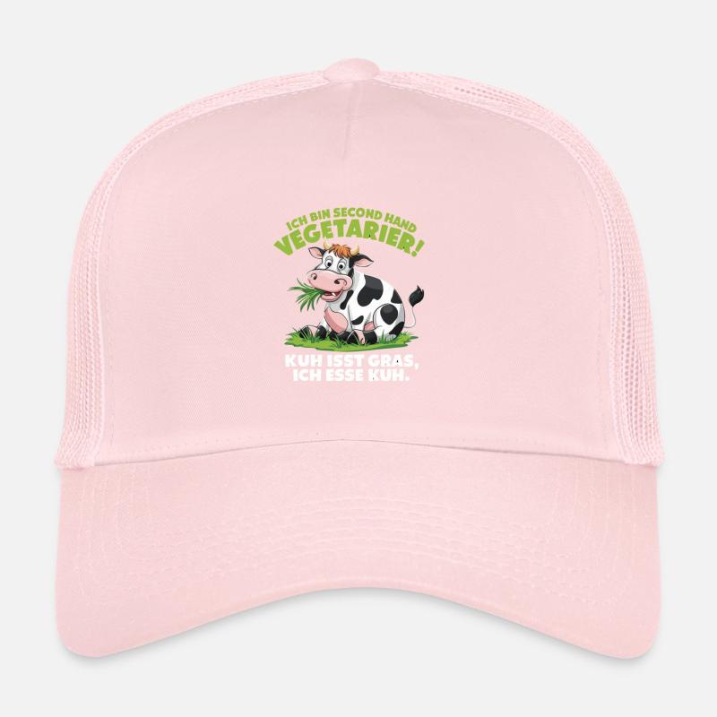 Ich Bin Second Hand Vegetarier Kuh Isst Gras Ich Trucker Cap