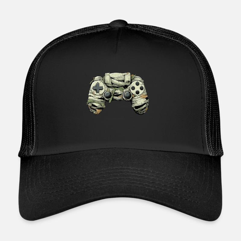 Halloween Zombie Game Controllers Mummy Trucker Cap