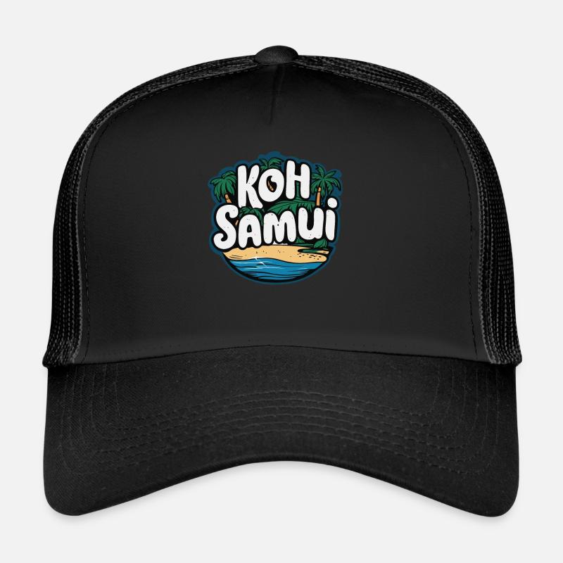 Koh Samui souvenir plage paradis Casquette trucker 