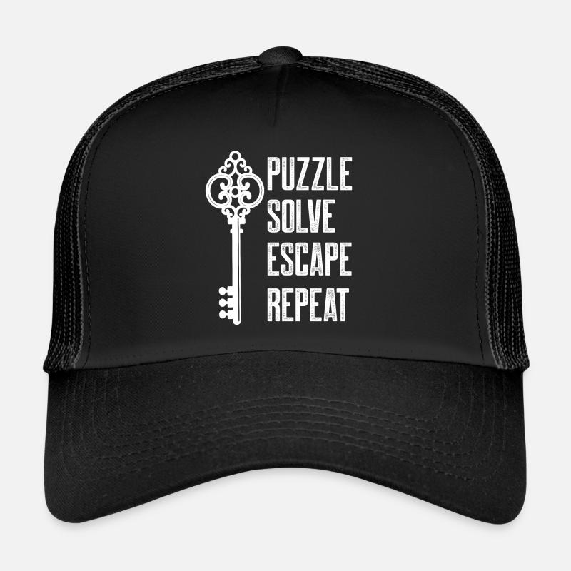Puzzle Résoudre Évasion Répéter Jeu de pièce verrouillée Casquette trucker 