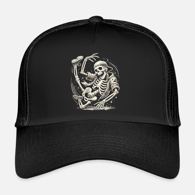 Skeleton Breakdance Master Casquette trucker 
