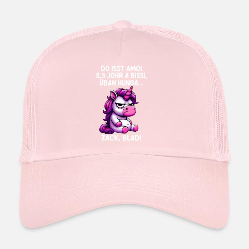 Zack Blad Funny Dialect Unicorn Trucker Cap