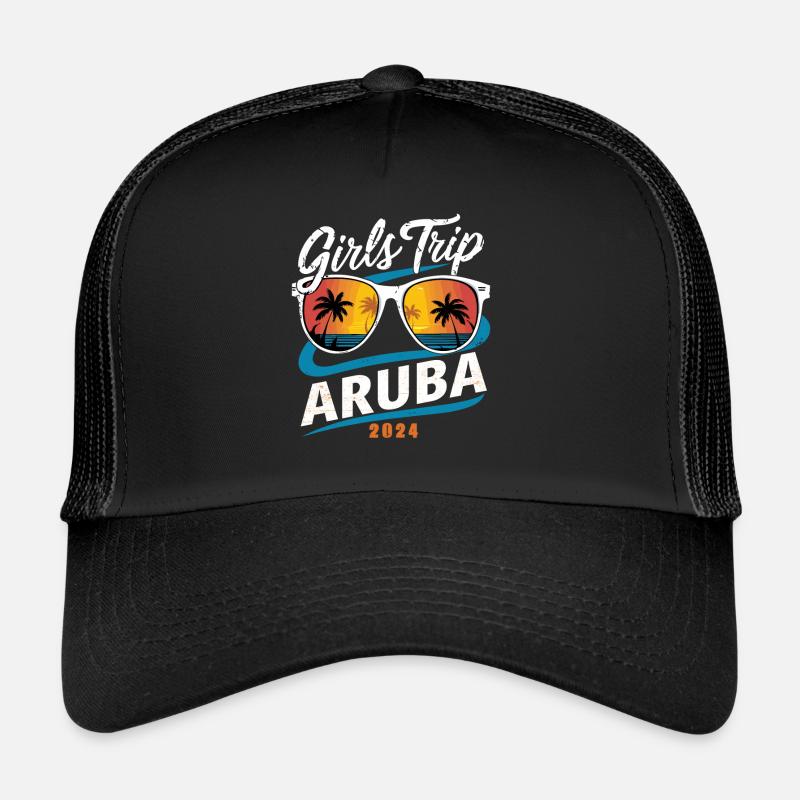 Voyage entre filles à Aruba 2024 Casquette trucker 