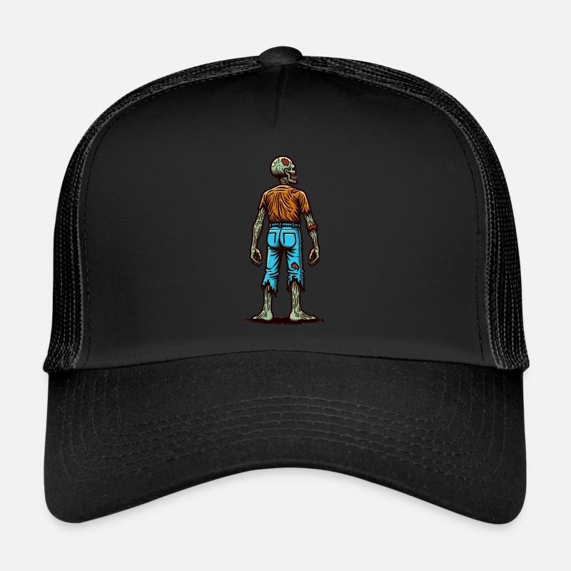Creepy Party Design Halloween Lover Trucker Cap