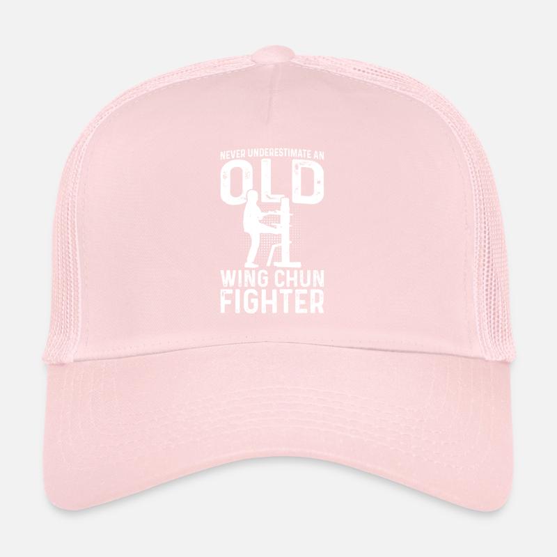 Never underestimate an old Wing Chun Fighter Trucker Cap