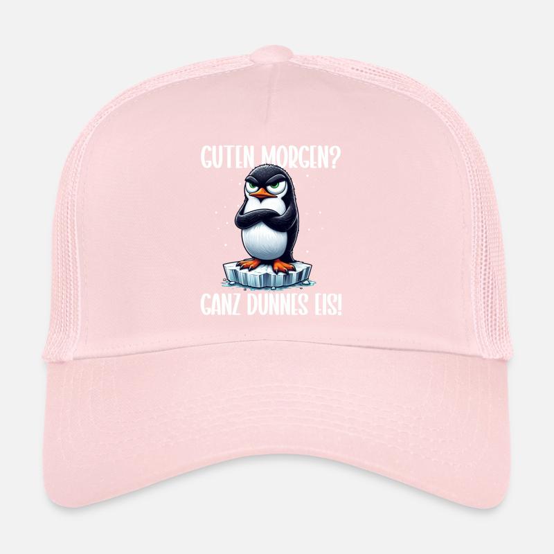 Guten Morgen Ganz Dünnes Eis Freundchen Pinguin Trucker Cap