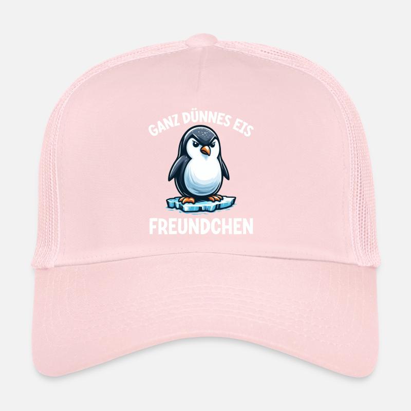 Guten Morgen Ganz Dünnes Eis Freundchen Pinguin Trucker Cap