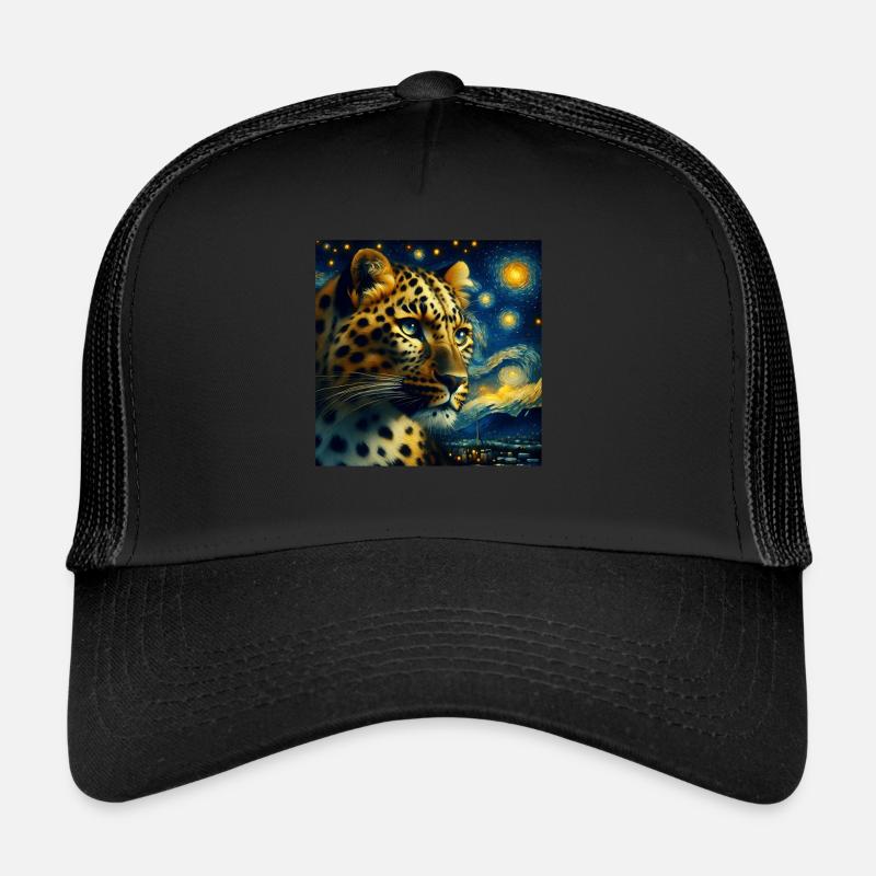Amurleopard Starry Night Trucker Cap