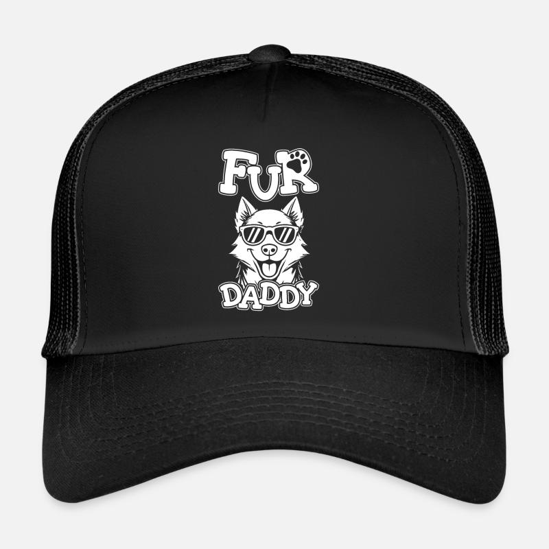 Siberian Husky Dog Dad For Daddy Trucker Cap