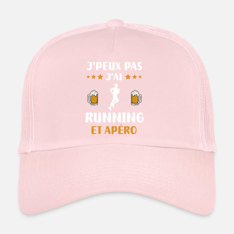 I can't I ran aperitif humor gift Trucker Cap