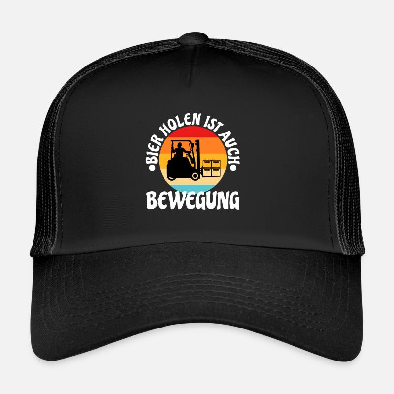 Obtenir de la bière, c’est aussi faire de l’exercice Casquette trucker 