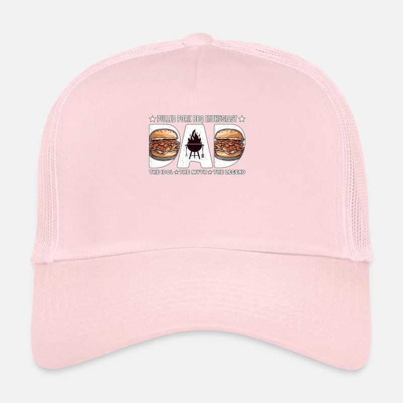 Pulled Pork BBQ Enthusiast Dad The Idol Meat Lover Trucker Cap