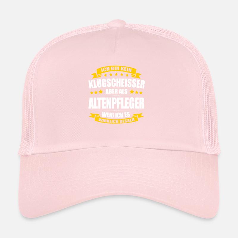 Ich Bin Kein Klugscheisser Altenpfleger Pflege Trucker Cap