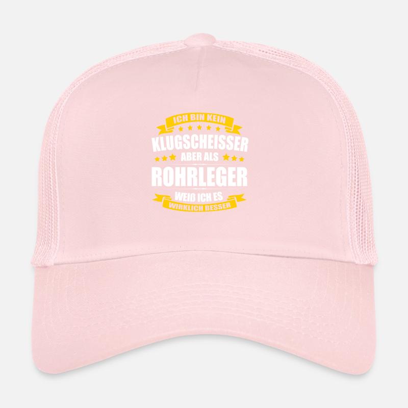Ich Bin Kein Klugscheisser Rohrleger Flaschner Trucker Cap