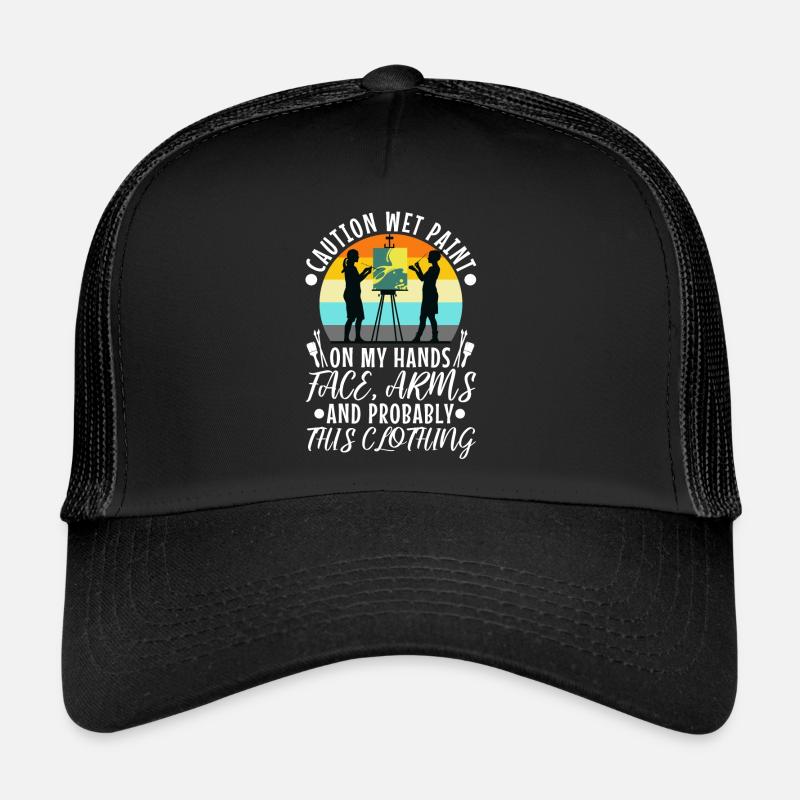 Wet paint Trucker Cap