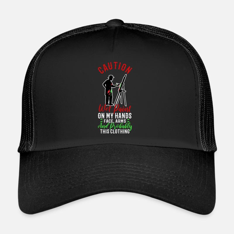 Wet paint Trucker Cap