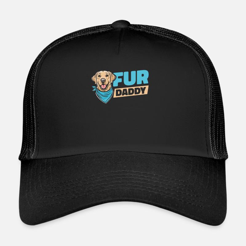 Chien Labrador Papa Pour Papa Casquette trucker 