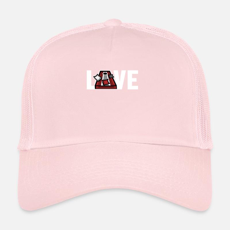 Cornhole Love Boards Bean Bag Game Professional Casquette trucker 